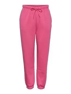 Spodnie damskie - PIECES Damskie spodnie dresowe Pcchilli Hw Sweat Pants Noos, Shocking Pink, M - grafika 1