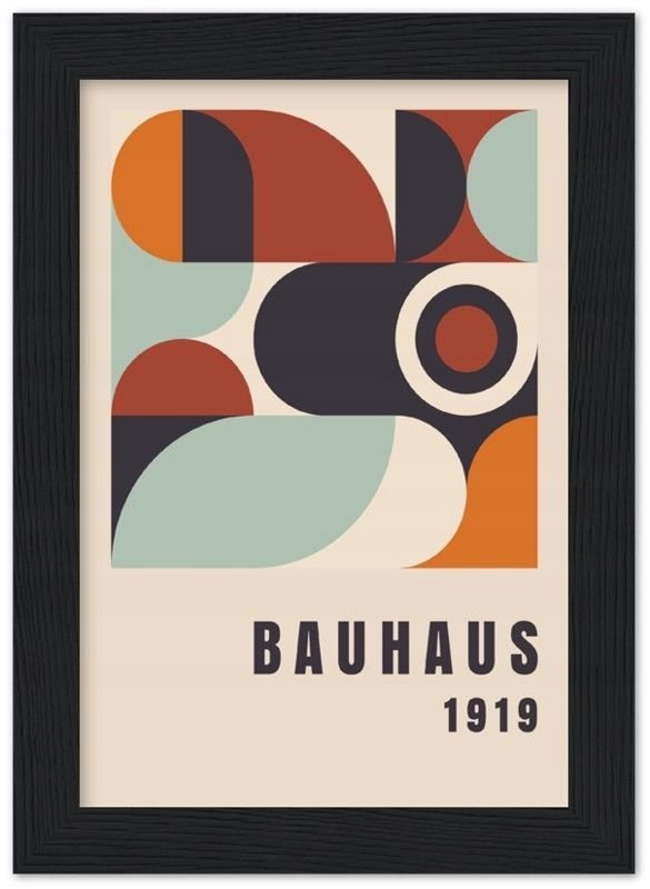 PUZZLE Bauhaus Exhibition Vintage Retro + IMIĘ Pudełko 120 el.