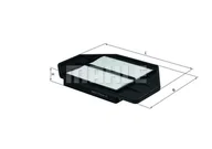 Filtry powietrza - Filtr powietrza Mahle LX 1742 - miniaturka - grafika 1