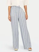 Spodnie damskie - ONLY Spodnie materiałowe Caro 15291807 Błękitny Loose Fit - miniaturka - grafika 1