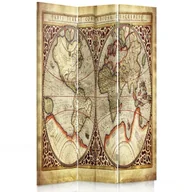 Parawany - Parawan dwustronny FEEBY, Stara Mapa 110x170 - miniaturka - grafika 1