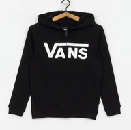 Bluzy męskie - Bluza Dziecięca Classic Zip Czarna VANS VN0A45AEY281 XL - miniaturka - grafika 1