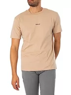 Koszulki męskie - Replay Męski T-shirt M6644, 803 Light Taupe, XL, Light Taupe 803, XL - miniaturka - grafika 1