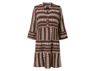 Bluzki damskie - esmara® Tunika damska z falbanami (Brązowy, XS (32/34)) - miniaturka - grafika 1