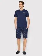 Piżamy damskie - Polo Ralph Lauren Piżama 714866474001 Granatowy Regular Fit - miniaturka - grafika 1