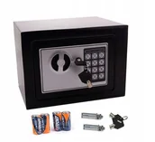 Sejfy i kasy pancerne - Sejf Kasetka Na Zamek Elektroniczny Cyfrowy Szyfr - miniaturka - grafika 1