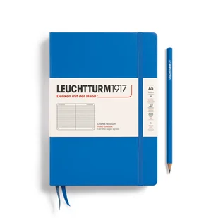Notatnik Leuchtturm1917 Medium A5, linie, Sky - Notesy i bloczki - miniaturka - grafika 1