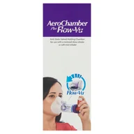 Inhalatory i akcesoria - AeroChamber Plus Flow-Vu, komora inhalacyjna z maską dla dorosłych i dzieci od 5 lat, Small, 1 sztuka - miniaturka - grafika 1