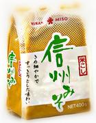 Pasztet i przetwory mięsne - Pasta Shinshu Shiro Miso, jasna 400g - Hikarimiso - miniaturka - grafika 1