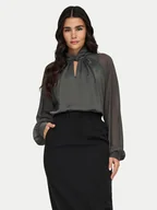 Bluzki damskie - JDY Bluzka Urba 15308467 Szary Regular Fit - miniaturka - grafika 1