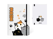 Notesy i bloczki - Notes A5 w twardej okładce z kotkami 96k - miniaturka - grafika 1