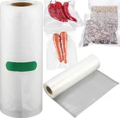 Akcesoria i części AGD - Heckermann Folia do zgrzewarki próżniowej Heckermann 15x600cm - miniaturka - grafika 1