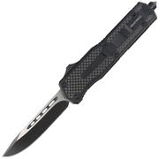 Noże - Nóż automatyczny Dulotec OTF Aluminium / Carbon Fiber, Two-Tone Finish 3Cr13MoV (K185A) - miniaturka - grafika 1