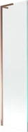 Parawany nawannowe - Mexen Next L parawan nawannowy 1-skrzydłowy 70 x 150 cm, transparent, różowe złoto - 895-070-000-03-00-60 - miniaturka - grafika 1