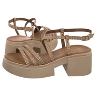 Sandały damskie - Sandały Złote 06990-25/00-0 (MA1381-b) Maciejka - miniaturka - grafika 1