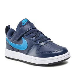 nike court borough navy and white