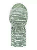 Czapki dla dzieci - Buzerl Czapka "Anker" w kolorze oliwkowym ze wzorem - miniaturka - grafika 1