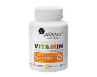 Witaminy i minerały - MEDICALINE Aliness Vitamin Premium Complex dla dzieci x 120 tabl - miniaturka - grafika 1