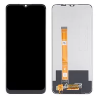 Części serwisowe do telefonów - Wyświetlacz LCD + ekran dotykowy REALME 7i RMX2193  czarny - miniaturka - grafika 1