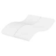 Materace - vidaXL Materac piankowy, biały, 120x220 cm, twardość H2/H3 - miniaturka - grafika 1