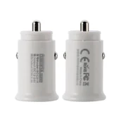 Ładowarki samochodowe - Remax Roki Series Car Charger RCC219 mini ładowarka samochodowa 2x USB 2.4A biały - miniaturka - grafika 1