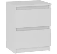 Szafki nocne - Szafka nocna komoda stolik biała 40cm R-2 - miniaturka - grafika 1