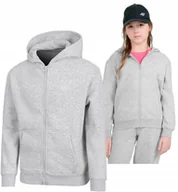 Bluzy męskie - 4F OCIEPLANA DZIEWCZÄCA BLUZA ROZPINANA Z KAPTUREM / rozm 146 - miniaturka - grafika 1