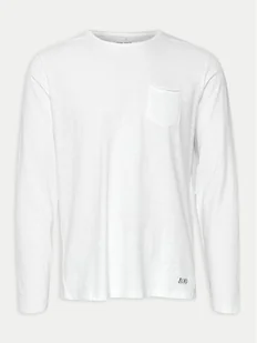Blend Longsleeve Nicolai 20703060 Biały Regular Fit - Koszulki męskie - miniaturka - grafika 1