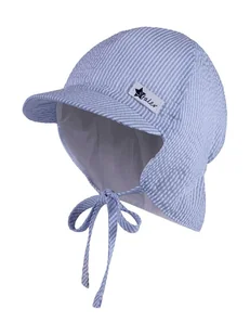 Sterntaler Czapka w kolorze niebieskim z osłoną karku - Czapeczki dla niemowląt - miniaturka - grafika 1