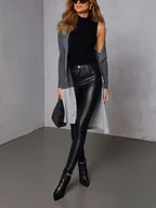 Swetry damskie - Milan Kiss Kardigan w kolorze szarym - miniaturka - grafika 1