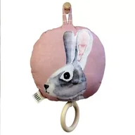 Karuzele dla niemowląt - NUUKK - pozytywka z gryzakiem bukowym BUNNY - miniaturka - grafika 1