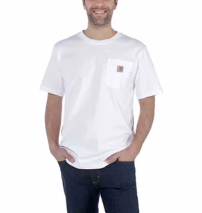 Koszulka Carhartt Workwear Pocket S/S White - Koszulki męskie - miniaturka - grafika 1
