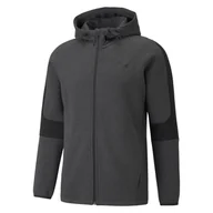 Bluzy sportowe damskie - Bluza z kapturem Puma Evostripe Core Fz, Mężczyźni - miniaturka - grafika 1
