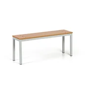 Wyposażenie sportowe i gimnastyczne - Ławka do szatni, siedzisko - laminat, długość 1000 mm, buk - miniaturka - grafika 1