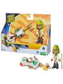 Zabawki kreatywne - Hasbro Zestaw zabawek "Kai Brightstar & Speeder Bike" - 3+ - miniaturka - grafika 1