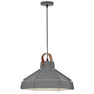 Lampy sufitowe - LAMPA SUFITOWA WISZĄCA LOFT SZARA CONA W1 - miniaturka - grafika 1