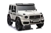 Tory, garaże, parkingi - Auto Na Akumulator Mercedes G63 XXL Biały 4x4 - miniaturka - grafika 1