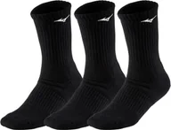 Skarpety termoaktywne - Mizuno Skarpety Mizuno Training Mid 3P 32GX250509 32GX250509 czarny 44-46 - miniaturka - grafika 1