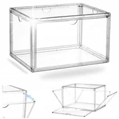 Pokrowce na ubrania - Pudełko Pojemnik Organizer Na Buty PREMIUM Na Zabawki Akcesoria Do Biura 4 drzwi - miniaturka - grafika 1