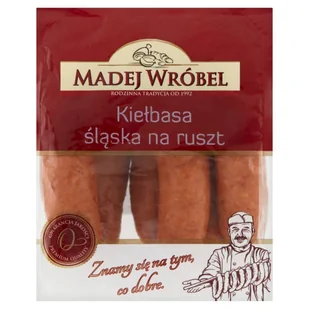 Madej Wróbel Kiełbasa śląska na ruszt 0,6 kg - Kiełbasa i wędliny - miniaturka - grafika 1