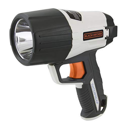 Black & Decker reflektor LED - wodoodporna i ładowalna latarka LED z trybem oszczędzania energii Halo (500 lumenów, 5 W)