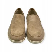 Mokasyny męskie - Mokasyny męskie zamszowe Old Money 41 - miniaturka - grafika 1