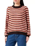 Swetry damskie - ICHI Sweter damski IHMILOTTE LS2, 200681/Multi Color, XXL - miniaturka - grafika 1