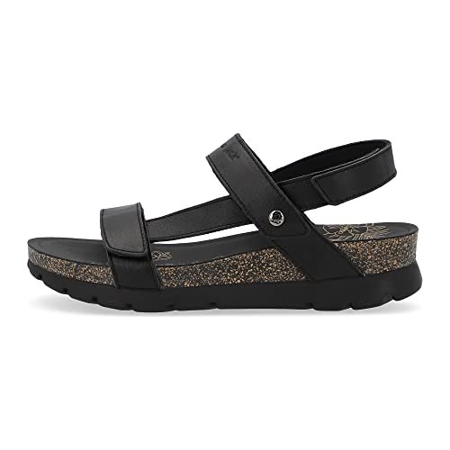 Panama Jack Selma damskie botki sznurowane, botki, zapięcie na rzepy, Negro B4, 37 EU