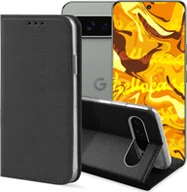 Etui i futerały do telefonów - Hello Case ETUI Z KLAPKĄ DO Google Pixel 9 Pro XL CZARNE ZAMYKANE MAGNETYCZNE - miniaturka - grafika 1