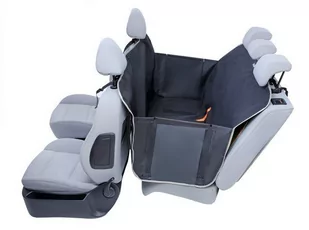 Kardiff Kardimata Anti Slip Z Zamkiem I Bokami 133X157 Czarna - Mata Samochodowa Na Tylne Fotele - Sprzęt podróżny i transportery dla psów - miniaturka - grafika 1