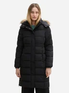 Kurtki damskie - Kurtka zimowa długa damska Tom Tailor 1042915 XS Czarna (4068127239242) - miniaturka - grafika 1