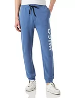 Spodenki męskie - HUGO Męskie spodnie z dżerseju Dutschi, Open Blue479, S - miniaturka - grafika 1