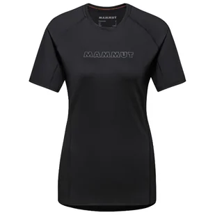 Koszulka damska Mammut Selun FL T-Shirt Women Logo Rozmiar: M / Kolor: czarny - Koszulki sportowe damskie - miniaturka - grafika 1