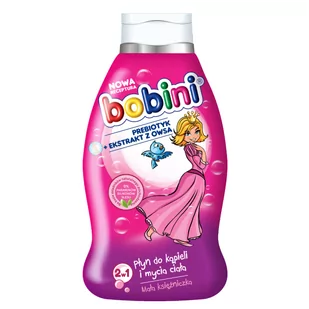 Bobini BOBINI Płyn do kąp mała księżn 660ml - Kosmetyki kąpielowe dla dzieci - miniaturka - grafika 1